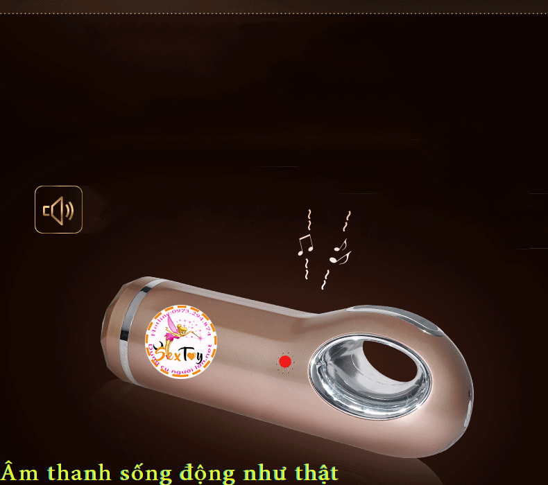 Máy thủ dâm tự động NaNo mạ kim cao cấp